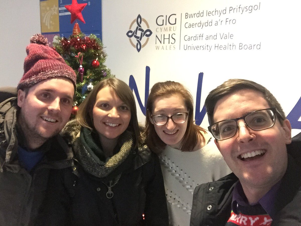 SerenWinds's tweet photo. Happy faces following our programme of festive favourites at Noah’s Ark Children’s Hospital this afternoon! #christmas #joy #music @livemusicnowcym https://t.co/fCbyC2ui1F