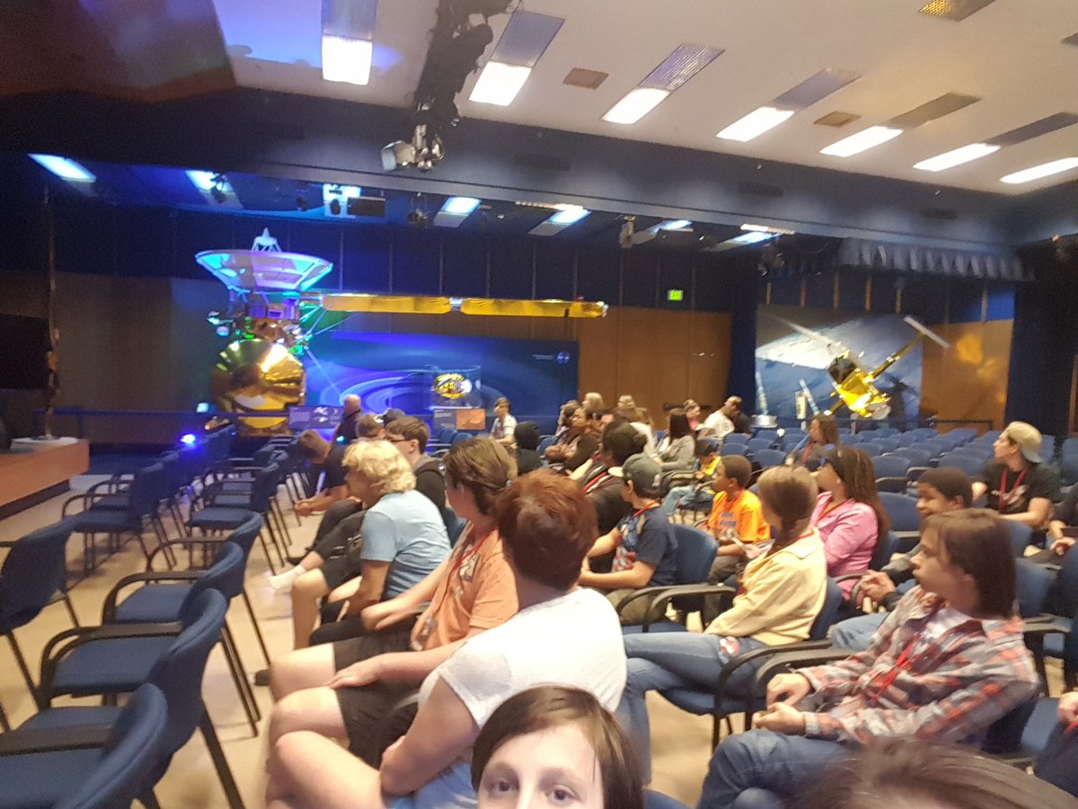 ccsMsRoss's tweet photo. Cassini model #CCSFieldTrip #jpl https://t.co/OLBCKdud2P