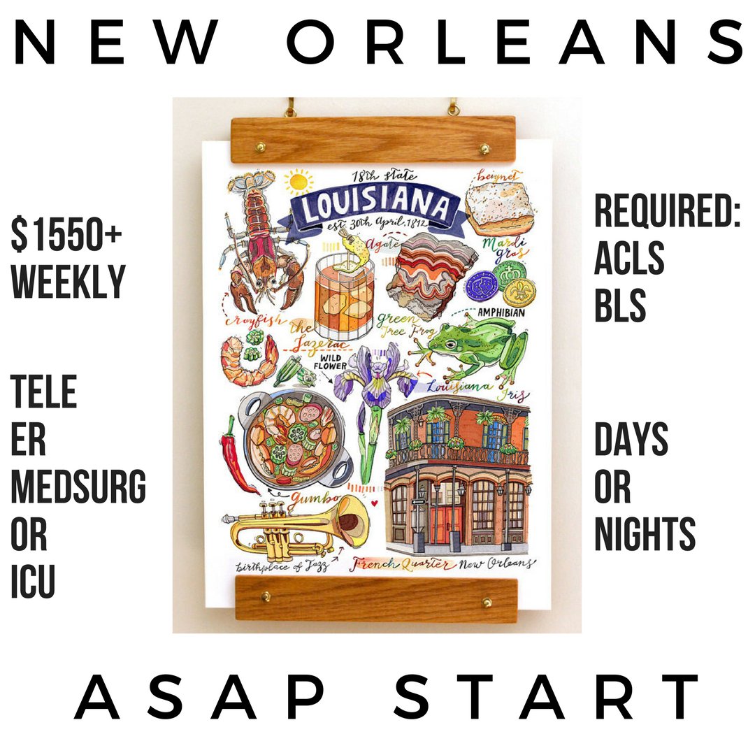 JobswithJill's tweet photo. NEW ORLEANS for Mardi Gras! 

#travel #nurse #nola #jobswithJill https://t.co/RCsb2DPQuH