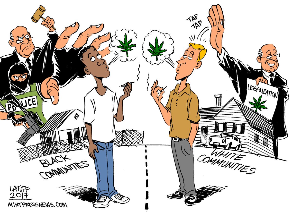 MintPressNews's tweet photo. According to a former Nixon policy adviser, the War on Drugs was intended to disempower anti-war and black rights movements in the 1970s.
https://t.co/iI8Mq2bAjQ

New cartoon by @LatuffCartoons. https://t.co/fwXDuMmzJu