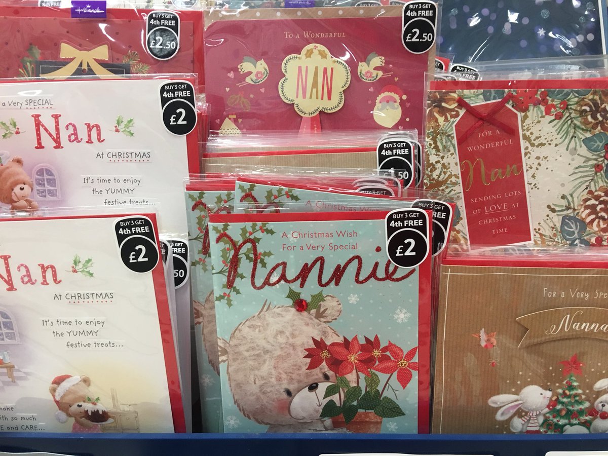 McCarryJane's tweet photo. What’s the story here? Nan? Nannie? Come on @Tesco, not a single granny!!! I don’t know anyone who says nan in Scotland. Just me? https://t.co/LJnGBnGkYd