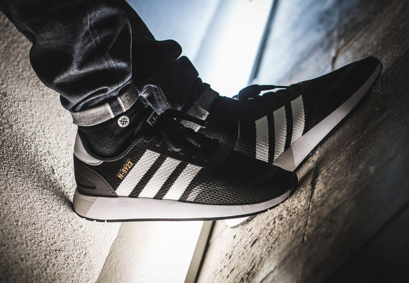 Iniki adidas черные подошва