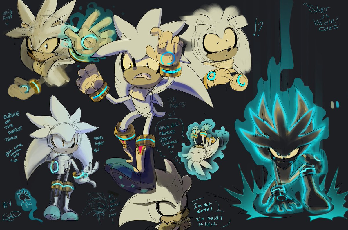Gigi on Twitter: "Silver color and practice fun for the "Silver vs  Infinite" comic coming up. Infinite is next :D… "