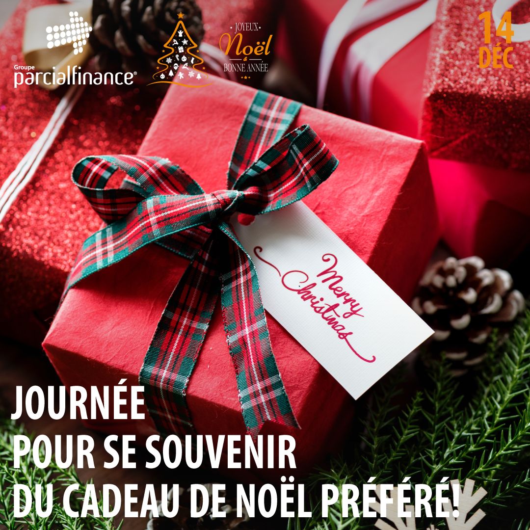 ParcialfinanceL's tweet photo. Journée pour se souvenir du cadeau de Noël préféré!
#parcialfinance #jourde #cadeau #noel https://t.co/9zJCTUFETq