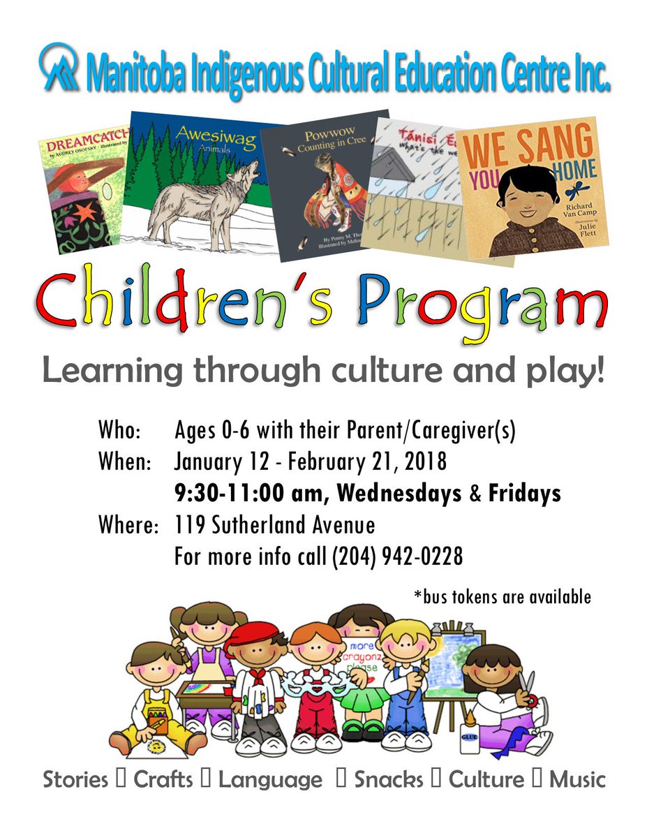 micec's tweet photo. Join us in January and February for our Children's Program. For more info contact us info@mice.com or call 204-942-0228 https://t.co/V4w60vVcOW