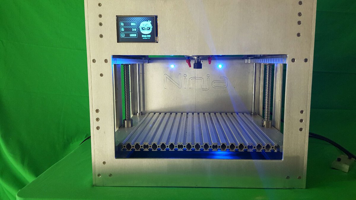 Ninja_CNC's tweet photo. Ninja CNC Machine @Ninja_CNC UPDATE: We're upgrading Ninja! Firmware-complete. Software- we've added many upgrades &amp; changes. We're currently developing the software (web based) site. https://t.co/XzIs0ruadi