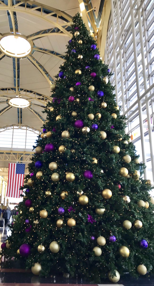 Looks Like The Christmas Tree At Washingtons Reagan National Airport Has An LSU Theme ChristmasSpirit GeauxTigers Tco Ine87ASuRM Looks Like The Christmas Tree At Washingtons Reagan National Airport Has An LSU Theme ChristmasSpirit GeauxTigers Tco Ine87ASuRM