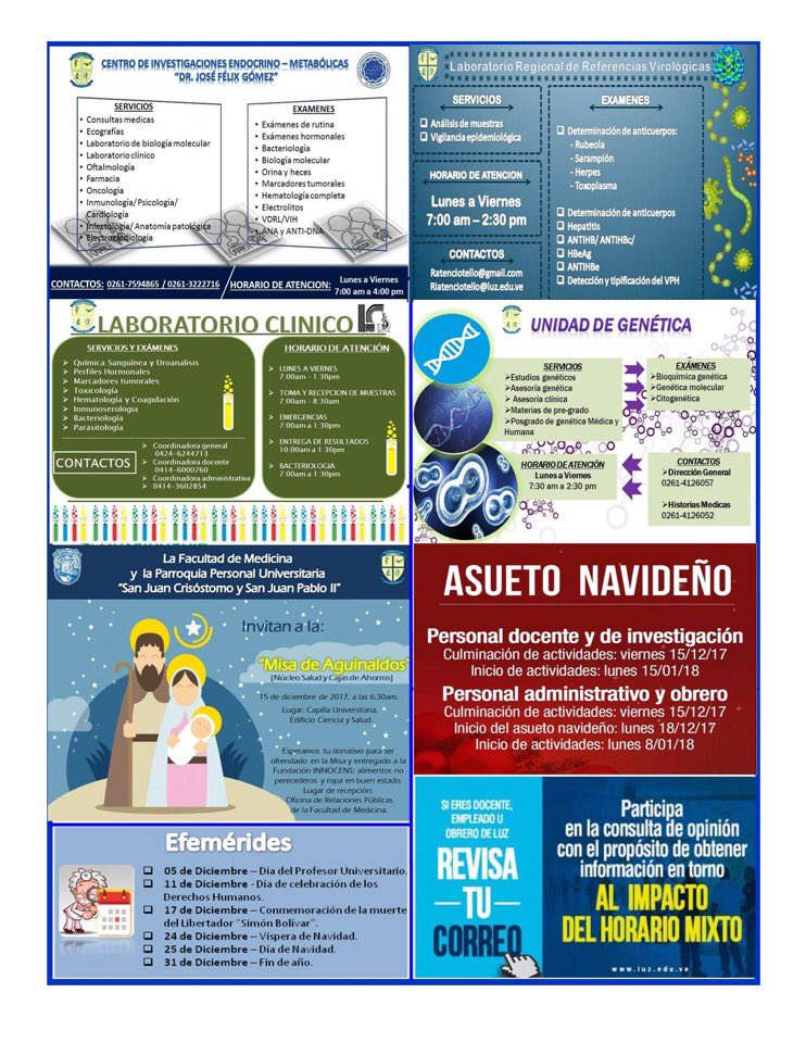 FmedLUZ's tweet photo. Boletín informativo-Facultad de Medicina https://t.co/2vWwHdUdy4