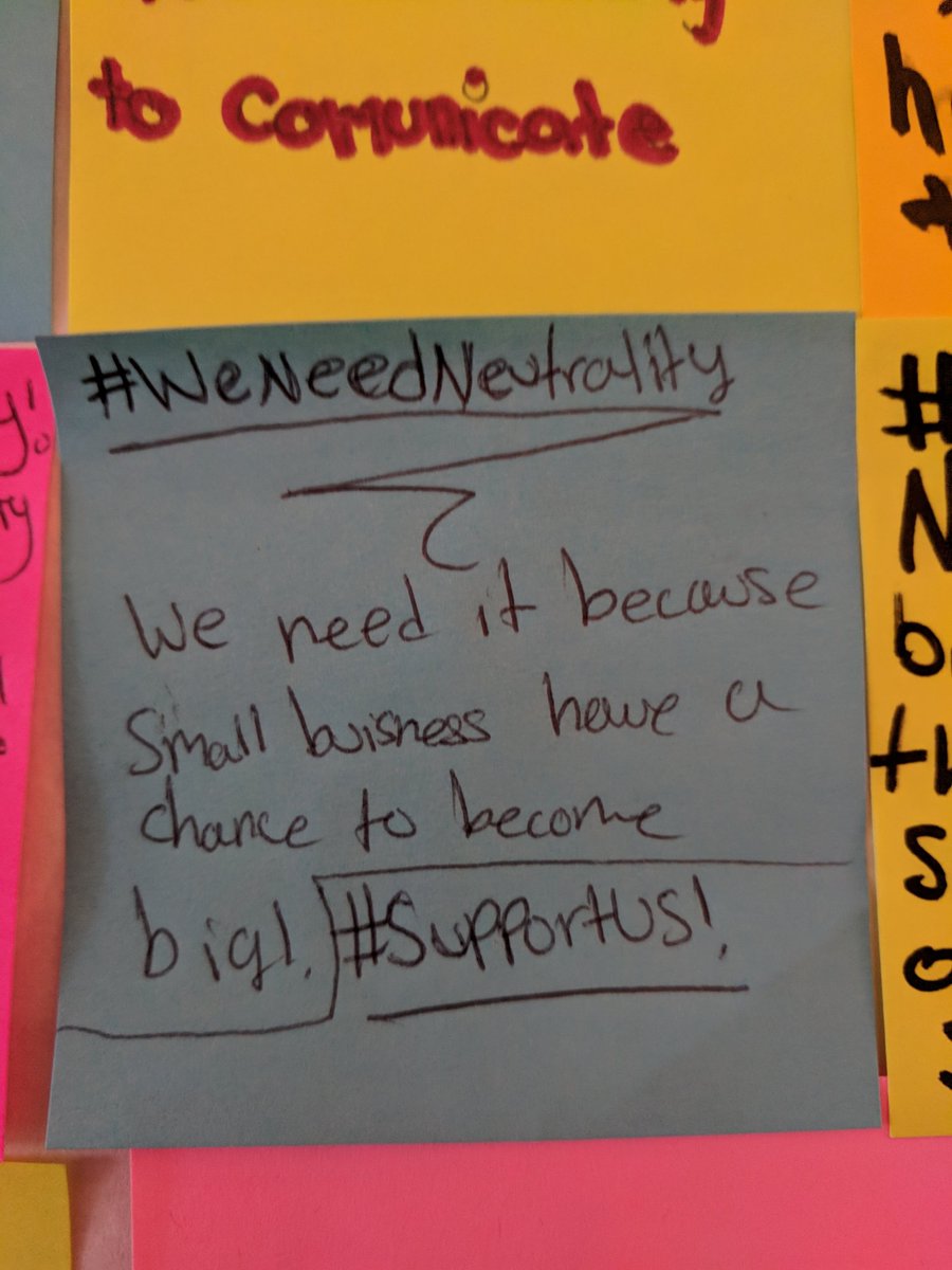 MooTreecher's tweet photo. We've spent two weeks learning pros and cons of #NetNuetrality and all of us were 💔 w/ #FCC decision. #iteachsixth #WeNeedNetNeutrality https://t.co/ChKF295Lw8