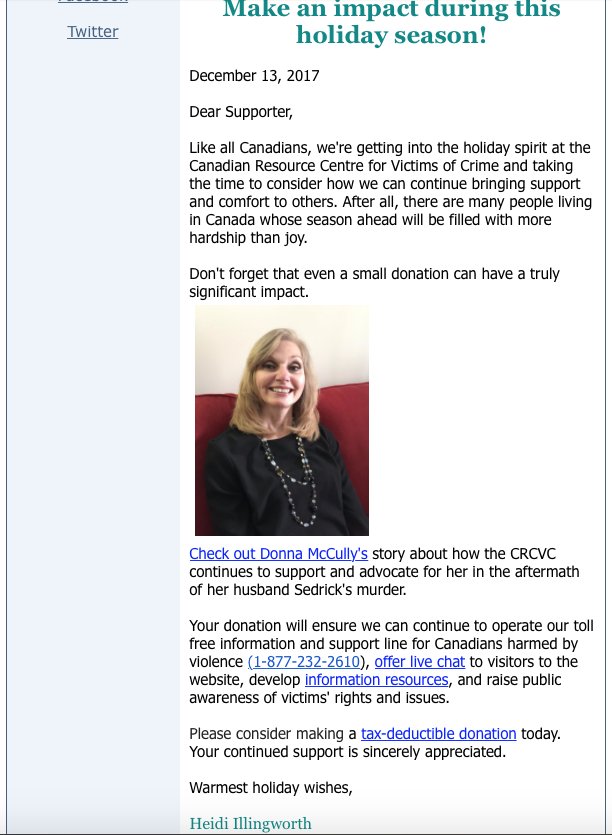 ProactiveAdvoc's tweet photo. #HeidiIllingworth, ED @ #CRCVC crying blues 4 donations. As a reminder this is the true face of Heidi posted on my Twitter feed. Heidi has known for yrs of the #abuse #humanrights viol #femicide of #DV vics in #GOC #SID pgm. She's chosen to collude with #abusers AND SILENCE VICS https://t.co/YQpRZl70zh