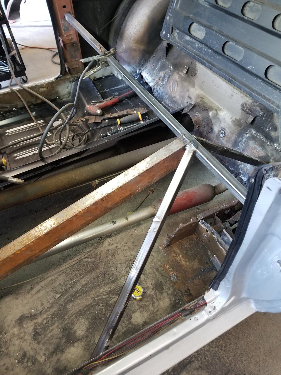 CustomPrimetime's tweet photo. Installing a new floor pan on an 1968 Mustang. #metalfabrication #metalfab #mustang #1968mustang https://t.co/xczbAgtNTE