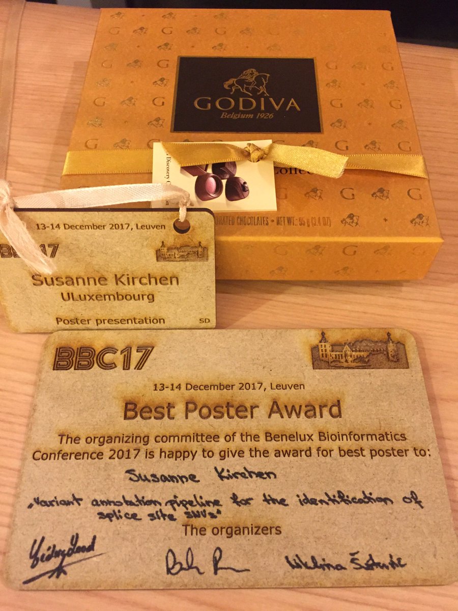 suskoki's tweet photo. Just had a great time at presenting the #RSGLux and my own research at #BBC17. First conference paper and first Best Poster Award. Thanks #RSGBelgium. https://t.co/yVP9yWNVvx