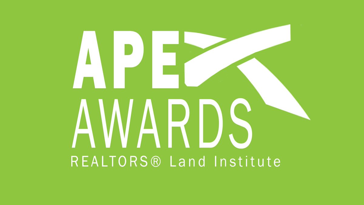 RLILand's tweet photo. We are excited to announce our partnership with @landreport who will be sponsoring the inaugural RLI APEX Awards Program at The 2018 National Land Conference! Read the full press release: https://t.co/DNHUif3UCJ #NLC18 #APEXawards #realestate #realtors #ALCdesignation https://t.co/NBTQ0CcVb2