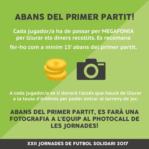 FutbolSolidari's tweet photo. Després de molts trencaclosques ja hi ha tots els horari quadrats! 💪 És important revisar-los bé per arribar amb temps suficient!!! #ThiaroyeApren #JFS2017 @escolapiamataro https://t.co/EJwhW7CUFp
