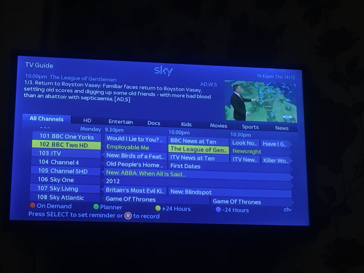 It’s so close you can find it on the TV guide!!! 🙏 <a href="/LeagueOfGentlem/">The League Of Gentlemen</a> <a href="/Markgatiss/">Mark Gatiss 💙</a> @ReeceShearsmith