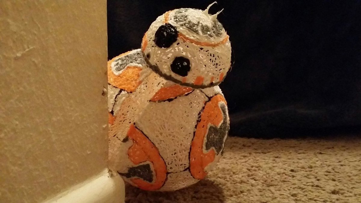 Learn how it's make bb-8 toy with a 3D Pen. buff.ly/2ytxTmX via <a href="/YouTube/">YouTube</a> @Mr3DPENAshley #3DPrintPoints #GCC