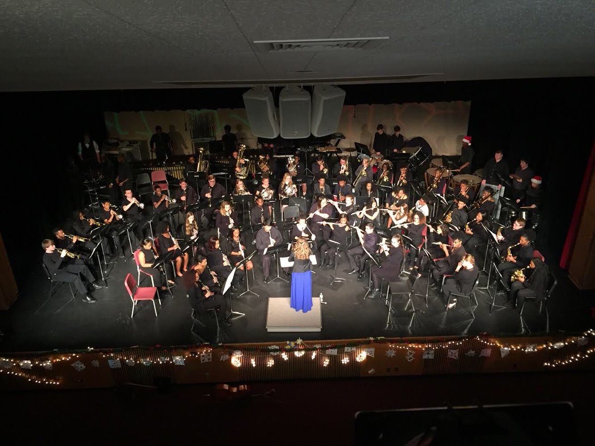 RQSFineArts's tweet photo. @RQSSouthHigh band performing at their annual winter concert. https://t.co/cUNIhqT1fi