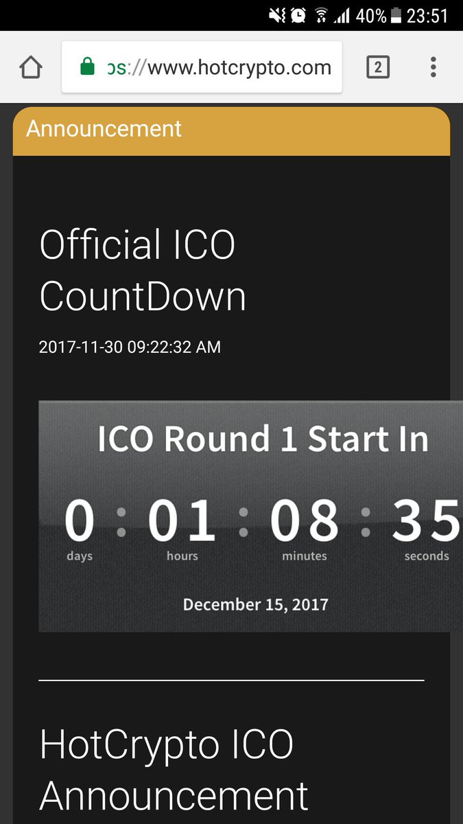 Hot Crypto da son bir saat, kayıt olun ve fırsatı kaçırmayın: hotcrypto.com/acc/register/i…
#bitcoin #Turkish #Türkiye #Galatasaray #Fenerbahce #kripto #BitcoinCash