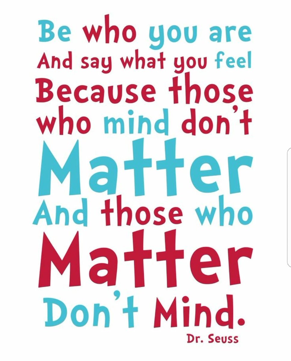 khsmcwilliams's tweet photo. These are two quotes I absolutely LOVE! #12daystwitter #KHSPDChat #DrSeuss https://t.co/C0cNEr71Et