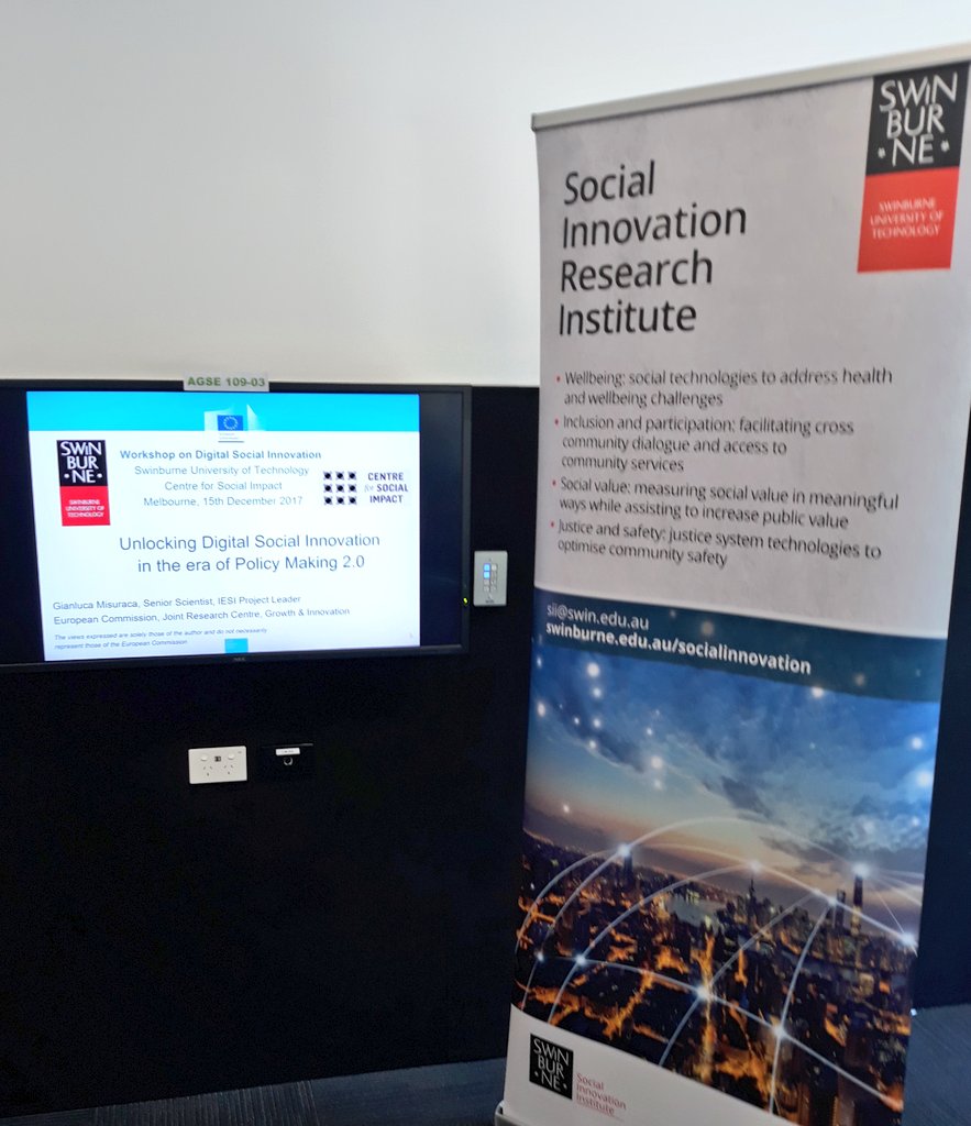 Ant_McCosker's tweet photo. Spending the morning with @Gianlucamisu and others talking digital social innovation and policy making. https://t.co/sZE7J1E7bl