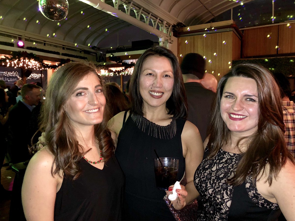 yvonneychan's tweet image. #Happyholidays everyone! Combined @IcahnInstitute @sema4 Party w @micolzk Sr Research Manager &amp;amp; @KatNotKate Product Manager of the @MountSinaiCDH