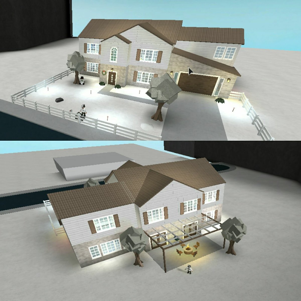 Modern House Bloxburg 2 Story 40k