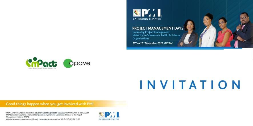 PMICmrChapter's tweet photo. Project Management Days! Nous commençons cet après midi! Promouvoir la gestion de projet, comprendre la spécificité du métier de Gestionnaire de Projet #PMDays2017 @OliveBUME @clombolo @stevmak @kryskrosbibs @tndzulo @munamulimba https://t.co/QEIESr7kv7