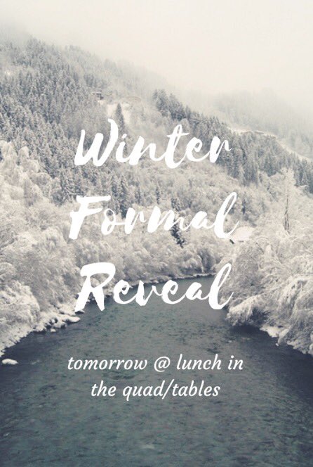 DNHSASB's tweet image. FORMAL THEME AND LOCATION REVEAL TOMORROW AT LUNCH!!!! GET PUMPED!!!