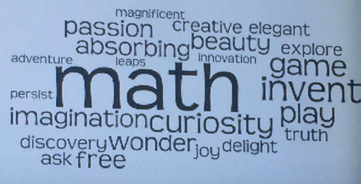 cfg231's tweet image. Viewing math like a mathematician with Nancy Buck @MathforAmerica #MfAMT2 #mathematicalcuriosity