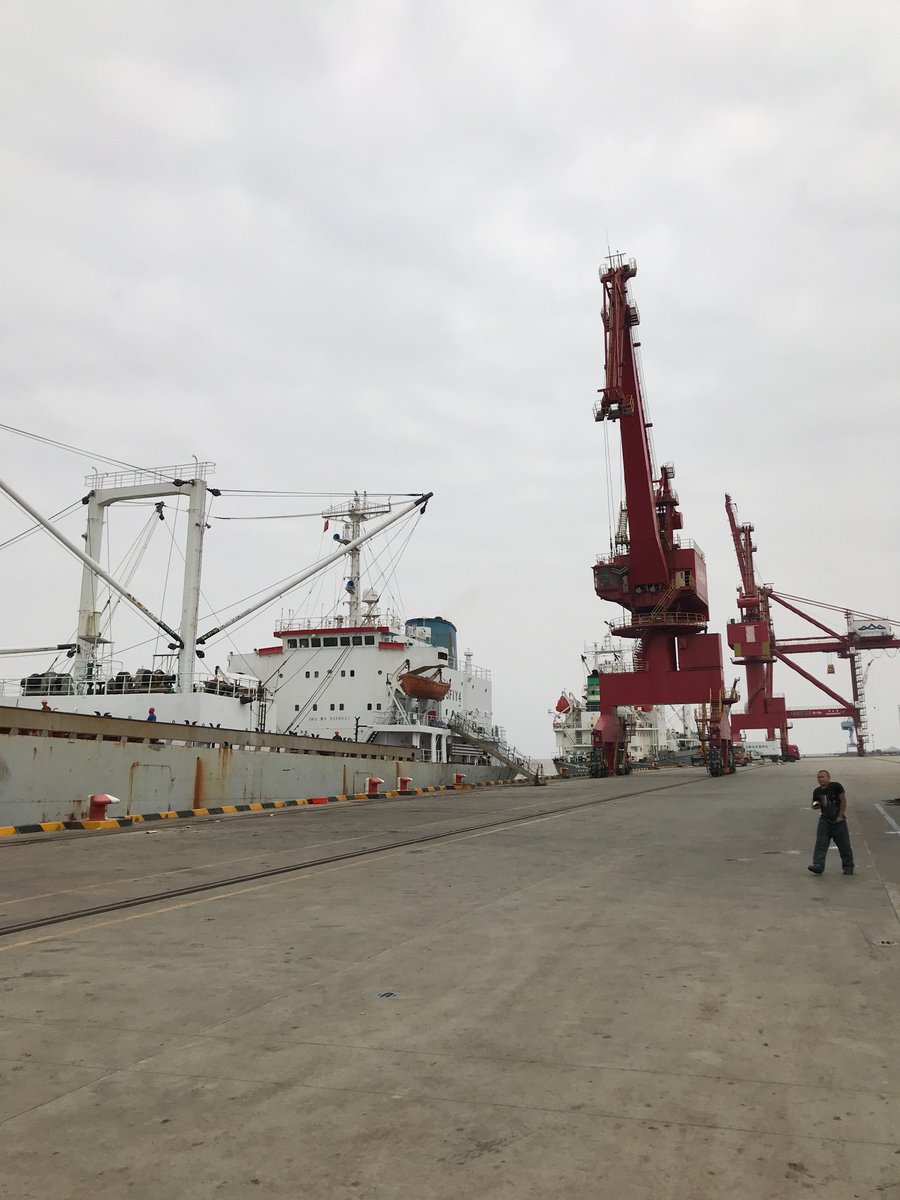 kishanbulusu's tweet image. Zhoushan port!