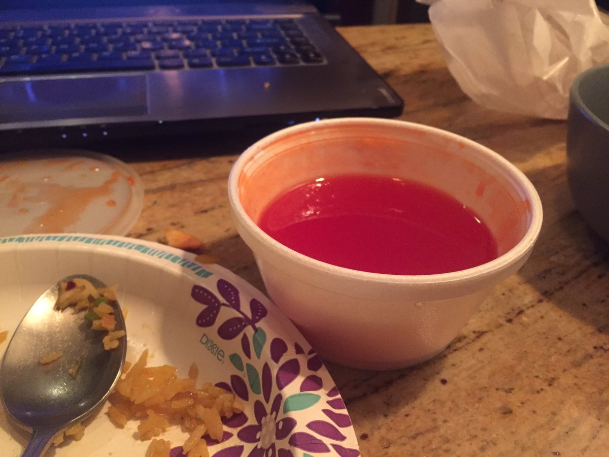 CoriLunarCrater's tweet photo. everyone wants to know my secret how I look so young n healthy af. the answer is one bowl of bright red sawse every night. #bodyhacking #doctorshatehim 😎 https://t.co/IRQexmFolr