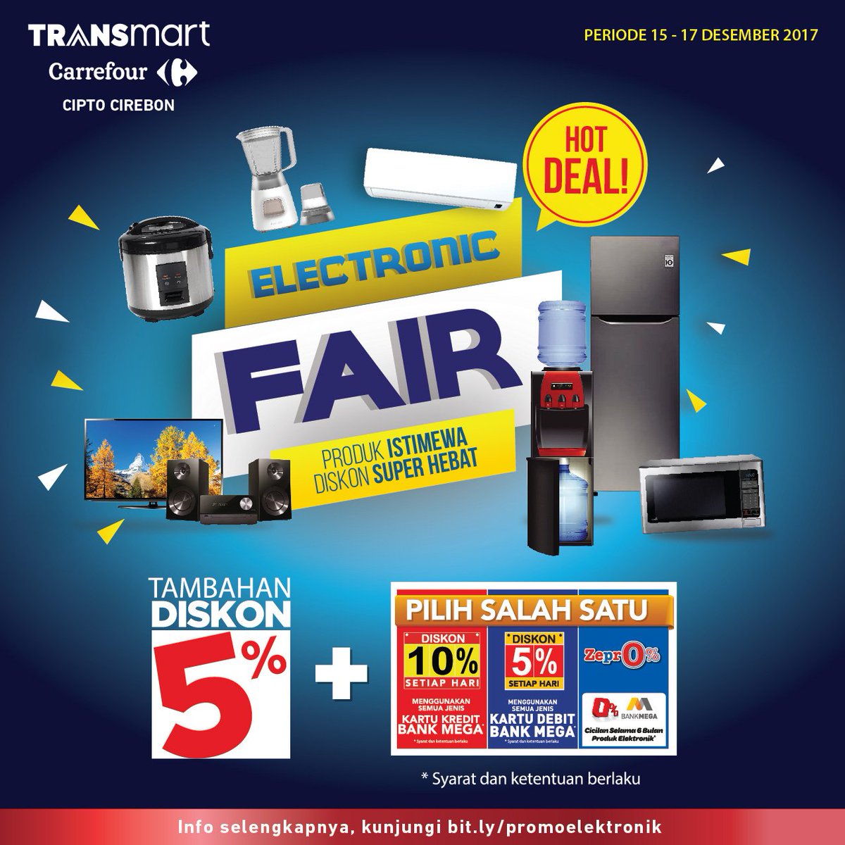 Transmart_IND's tweet photo. DIBUKA Transmart Cipto Cirebon hari ini! Ayo, kejar limpahan promo yang ada segera. Lihat info promo selengkapnya, https://t.co/AjwVkayfzP
#GrandOpening #OpeningTransmart #TransmartCarrefour #TransmartCirebon #TransmartCiptoCirebon https://t.co/sSlwQd6pUw