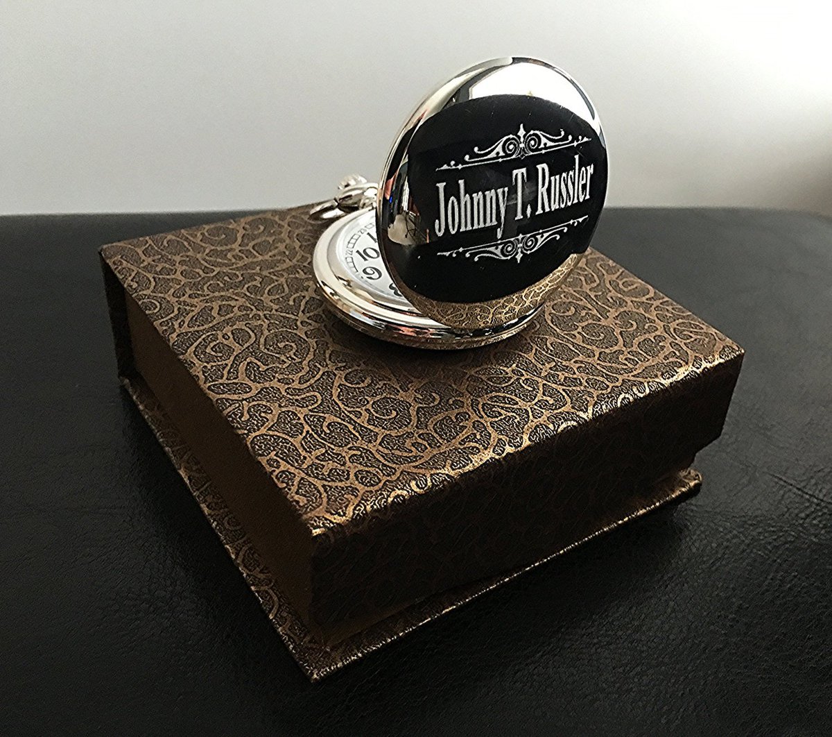WeddingWidget's tweet image. Groomsmen gift - 2 Personalized Silver Pocket watches - Gr… etsy.me/2qNtzLD #bestmangift #CustomEngravedGift
