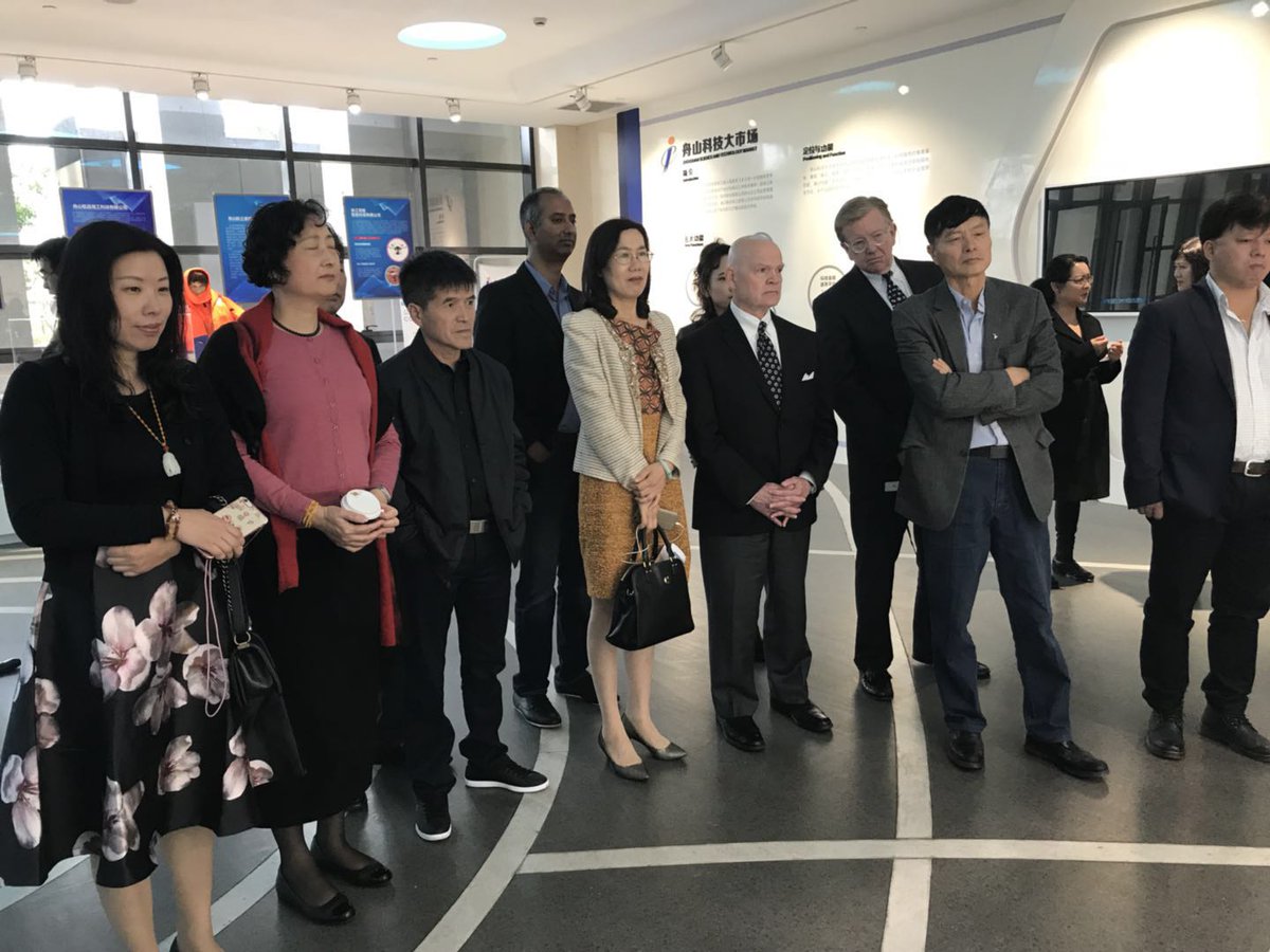 kishanbulusu's tweet image. Zhoushan tech center cisit