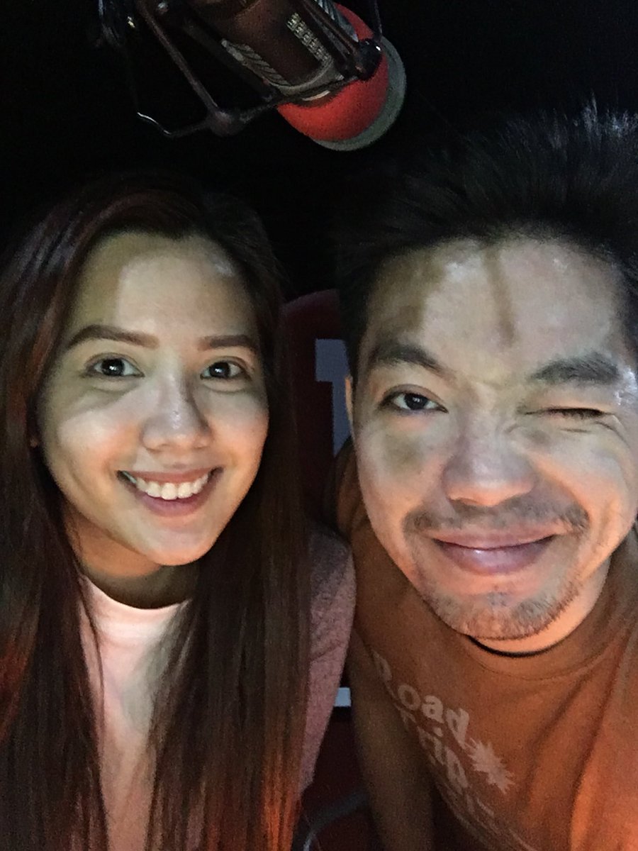tracyabad's tweet photo. It’s FRI-YAY!!!! #875FM1 #testbroadcast @KyleNofuente https://t.co/SQZzNeKjCe