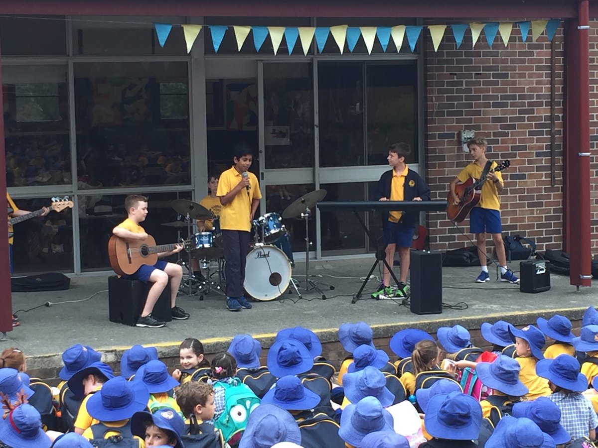 Thanks to our Year 5 band 'Eclipse' for a great performance to celebrate the last day of school.