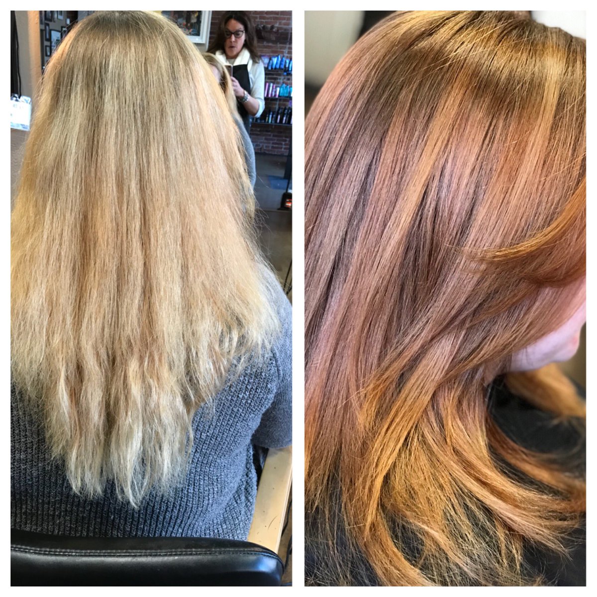 GKSalon's tweet photo. She came in for a cut... For Christmas you need the works, the pictures are around forever! @GKSalon #makeover #Gettysburg https://t.co/oANFJAIcD7