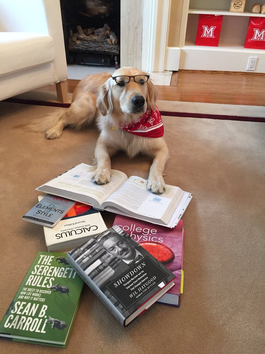 RenateJCrawford's tweet photo. Ivy is finishing up her first semester @miamiuniversity. For those of you still studying for #MiamiOHFinals, you’ve got this; for those returning home, safe travels; and for all graduating, congratulations #MiamiOHGrad. #LoveAndHonor https://t.co/spwDTUtE8k