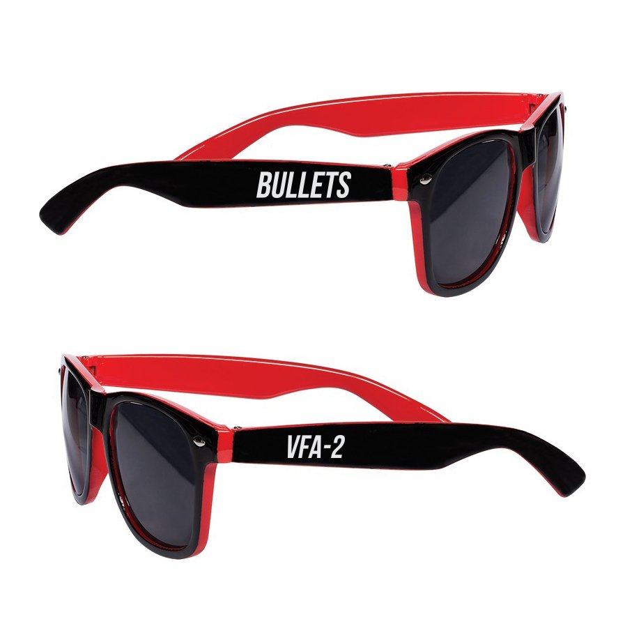 GBPRO's tweet photo. Check out these fun sunglasses we made the Navy's VFA-2 Squadron. Thanks for all that you do Bullets! https://t.co/gnByGcoW4z