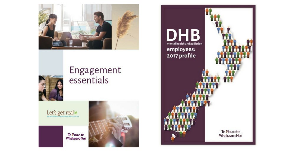 TePouNZ's tweet photo. The last Te Pou e-bulletin for 2017 is out now. Read about a new Let's get real Engagement essentials resource and the latest DHB mental health and addiction employee profile report. Check it out https://t.co/2m1h0EEXXe https://t.co/ZIEWqthONM
