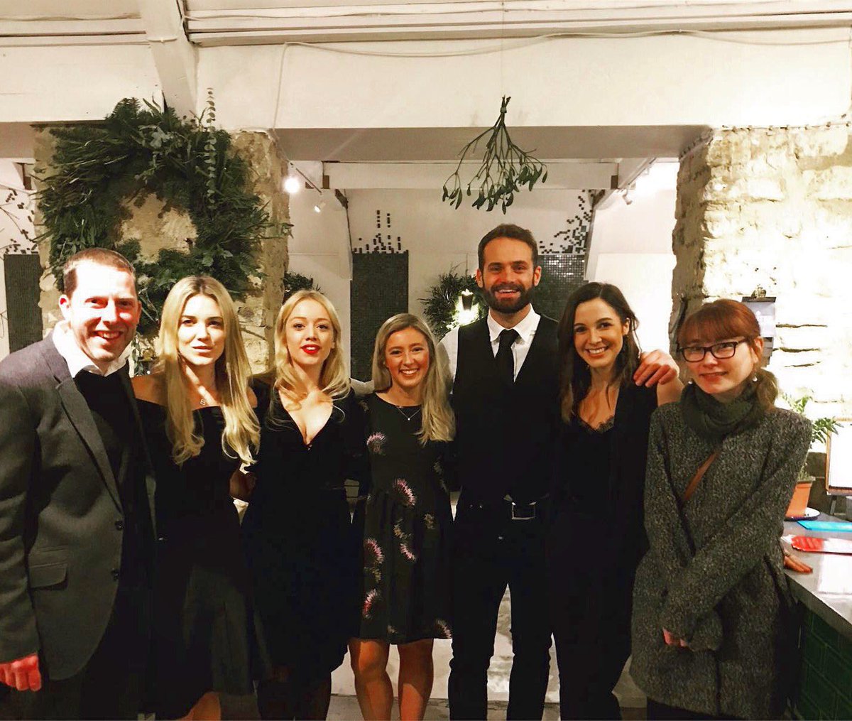 GregBarden's tweet photo. The growing @pixieapp team out for a night of feasting &amp; entertainment thanks to @Fiabpresents #nightcircus https://t.co/jQ6Via07Lk