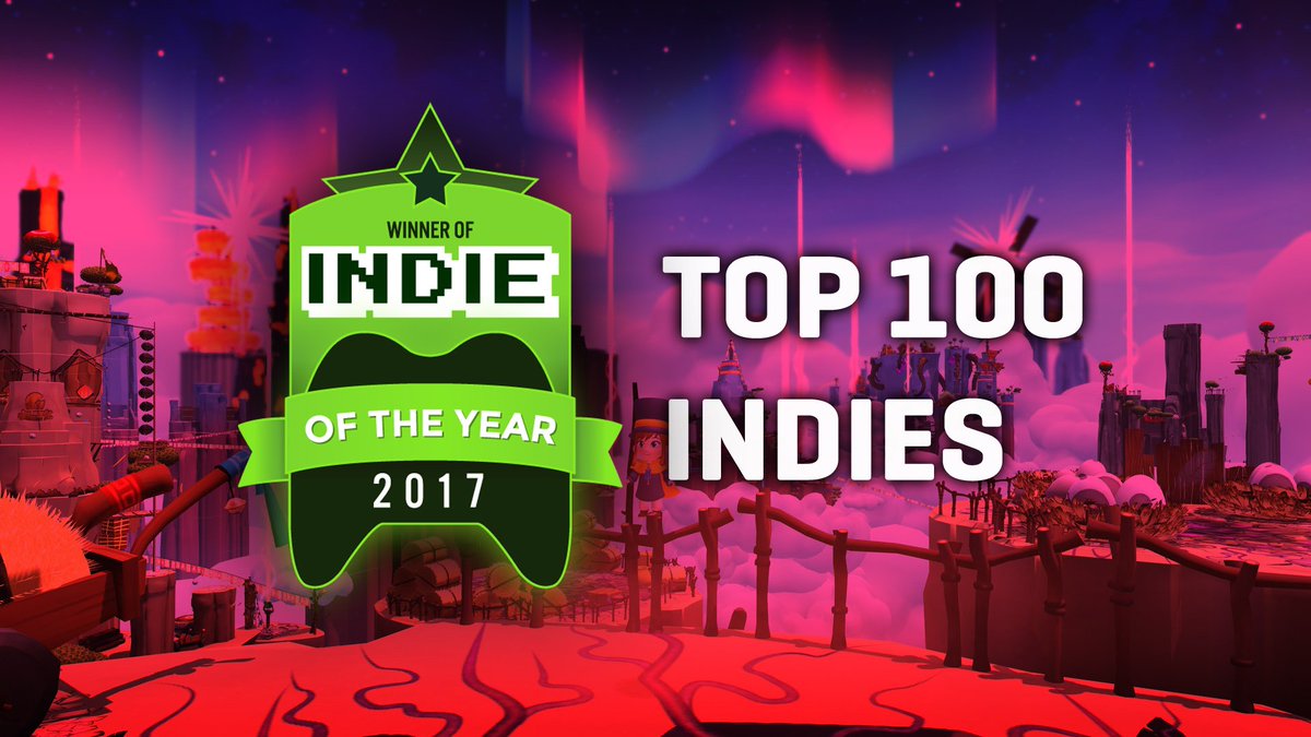 IndieDB's tweet photo. There are just under 24 hours left to vote in the 2017 Indie of the Year Awards! Browse the Top 100 nominees here and leave a vote for as many games as you feel are worthy: https://t.co/JO2PxvRovV https://t.co/f2p0pzy0Jc