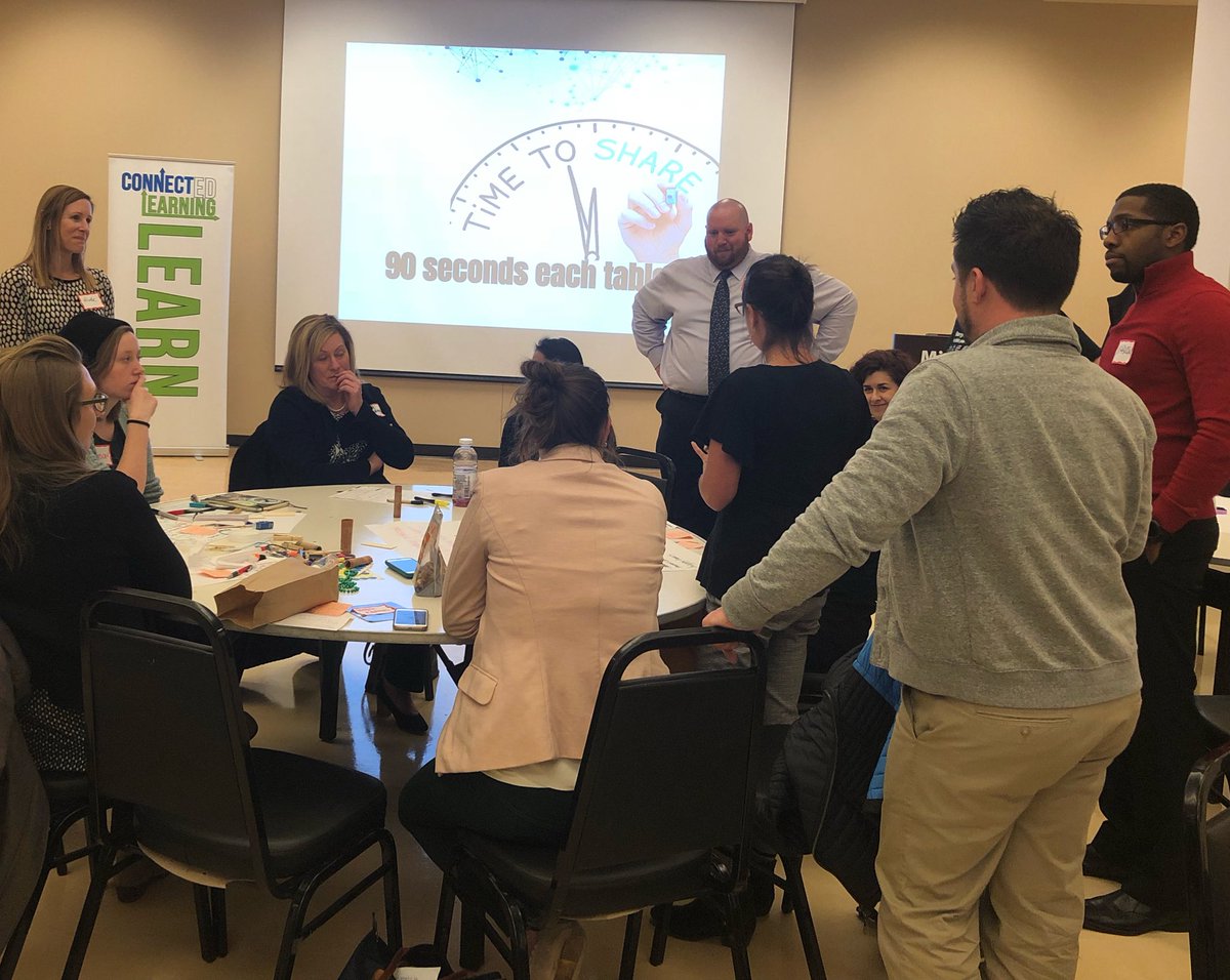 juliehlawson's tweet photo. Teachers and community passionately working on education. 😊❤️ #connectedlearningstl https://t.co/IYBdQi09tO