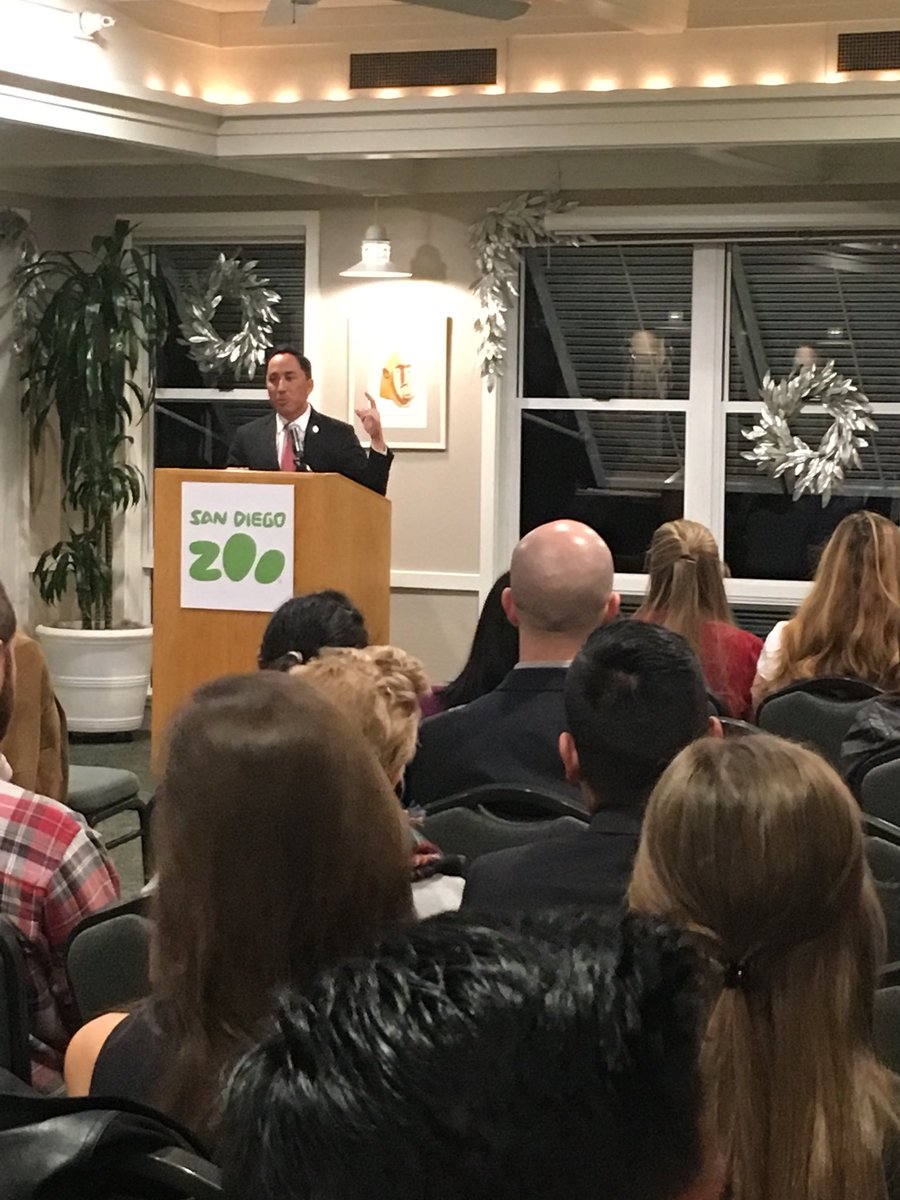 Always advocating for housing, thanks <a href="/ToddGloria/">Todd Gloria</a> for pushing supportive legislation - and even speaking at <a href="/sdzglobal/">San Diego Zoo</a> for <a href="/SDChamber/">San Diego Regional Chamber</a>’s SDYL event.