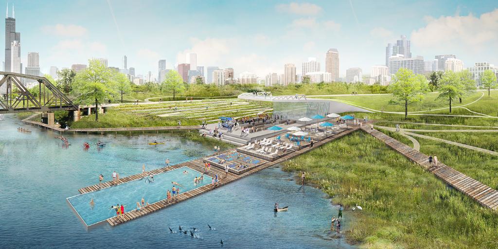 Redshift_ADSK's tweet photo. Envisioning a revived #Chicago riverfront with the help of @WSP. #chicagoriverwalk #chicagoriver #chitown https://t.co/ae4GkOyuHR https://t.co/ld6HLhfQ6A