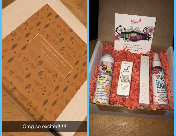 abbeylouise_xo's tweet photo. My brother got me the #FallFavorites box from #LearningToBeFearless @alexandraairene I LOVE IT SO MUCH โค๏ธ๐๐ฝ๐ @DustinBowyer https://t.co/JE2qHaTI6I