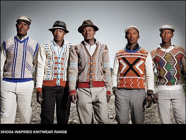 WATCH: A look back at the fashion line interpreting Xhosa beadwork into knit wear for #Amakrwala,  coming of age initiation ritual. <a href="/LadumaNgxokolo/">Laduma Ngxokolo</a> inda.ba/1KxLw52