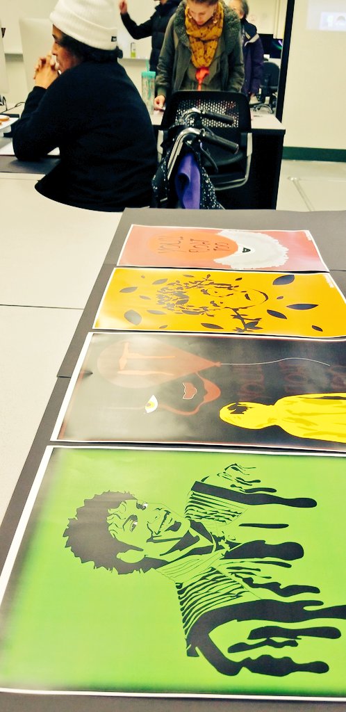 shaun_tai's tweet photo. CONGRATS Daniela, Faculty & Design Students! | #PowerByDesign Graphic Arts Showcase at #LaneyCollege | #InspireOakland designers in the building! #Design4Good #OaklandDigital #Champions https://t.co/LGG3i1duJp