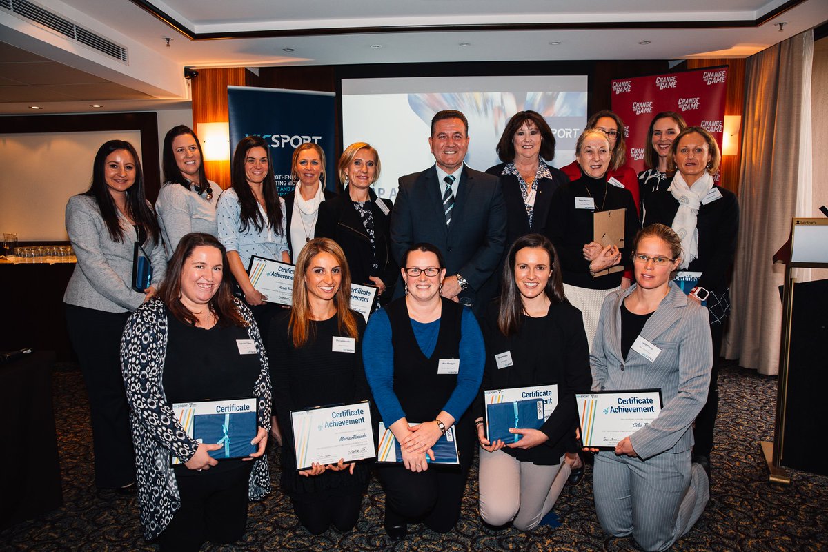 These women are all graduates of the 2016/17 LEAP (Lead, Engage, Achieve, Promote) female professional development program. Applications are now open for 2017/18. Take you career to the next level in 2018 and apply today!
#ChangeOurGame vicsport.com.au/leap-and-lead-…