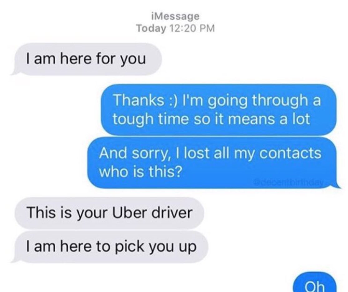 _AveDePaso_'s tweet photo. When youβre out of friends...
#UberHumor
@Uber https://t.co/yNVJH1yIyh